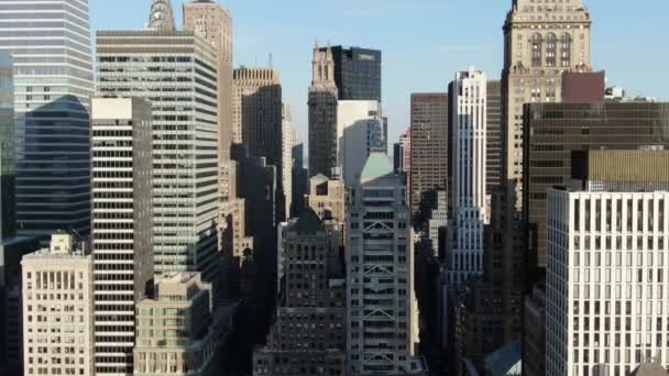 Park Avenue Midtown Aerial 2020 — Stock Video