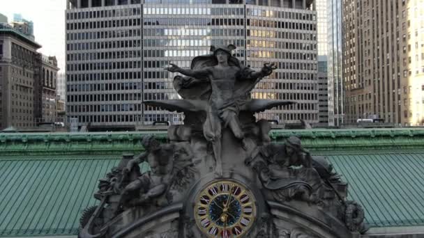 Bloqueo Pandémico Aéreo Park Avenue Midtown — Vídeo de stock