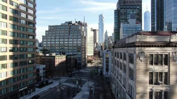 Lower Manhattan New York City Coronavirus Outbreak 2020 — Vídeo de Stock