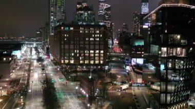 Aerial of the Lower East Side, New York City