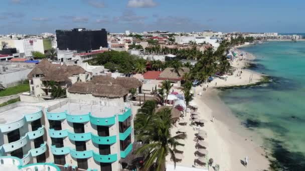 Playa Del Carmen Meksiko — kuvapankkivideo