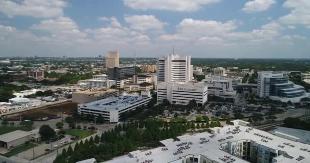 Aerial Skyline Downtown Dallas Texas — Video Stock