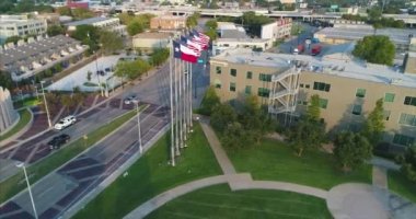 Dallas, Teksas 'ta Döner kavşak ve Karayolu Havalimanı