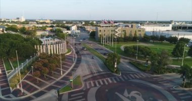 Dallas, Teksas 'ta Döner kavşak ve Karayolu Havalimanı