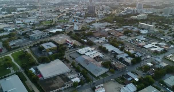 Aerial Dari Suburbs Surrounding Dallas Texas — Stok Video