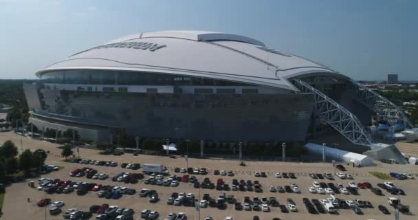 Aerial Stadium Cowboys Dallas Texas — Video Stock