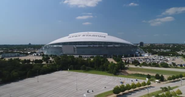 Aerial Stadium Cowboys Dallas Texas — Video Stock