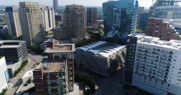 Aerial Downtown Dallas Texas — Stockvideo
