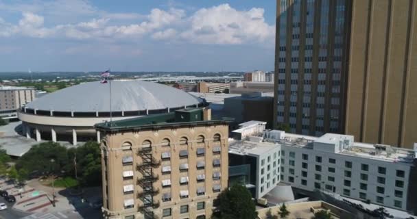 Aerial Downtown Fort Worth Texas — Video Stock