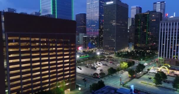 Budynek Banku Ameryki Dallas Teksas — Wideo stockowe