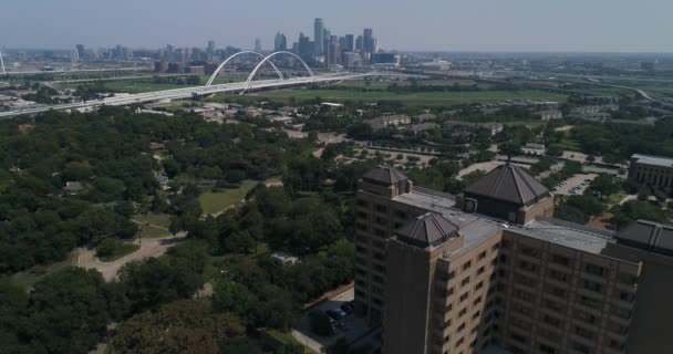 Aerial Suburbs Surrounding Dallas Texas — Video Stock