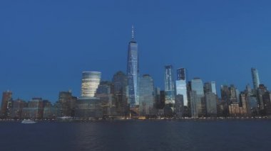 NYC Şehir Merkezi hava görüntüsü