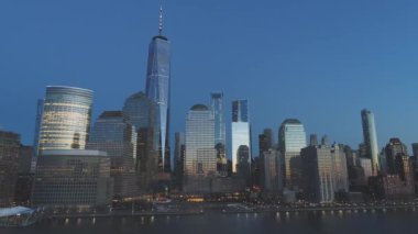 NYC Şehir Merkezi hava görüntüsü