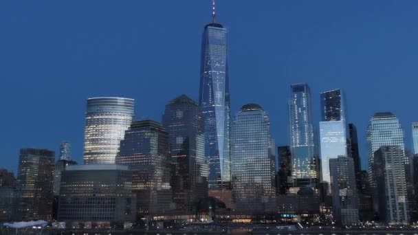 ニューヨーク市食肉加工区航空 — ストック動画