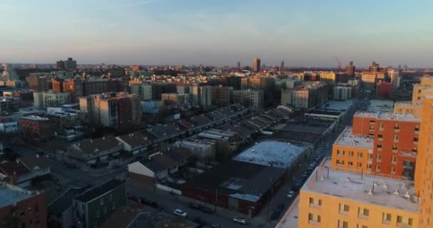 Harlem Nyc Aerial 2021 — Stockvideo