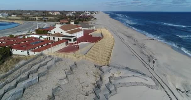 Las Casas Grandes Aéreas Hamptons — Vídeos de Stock