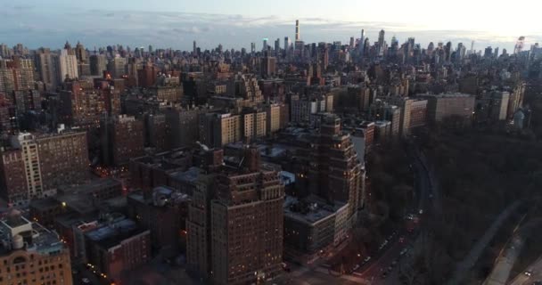 Levegő Közel Utcához Upper West Side New York City — Stock videók