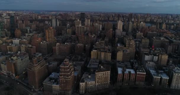 Aéreo Perto 79Th Street Upper West Side Nova Iorque — Vídeo de Stock