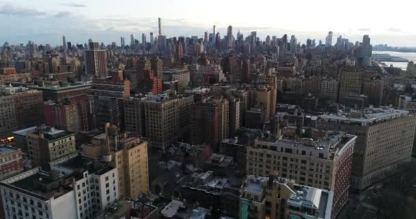Εναέρια Κοντά Στην 79Η Οδό Upper West Side Νέα Υόρκη — Αρχείο Βίντεο