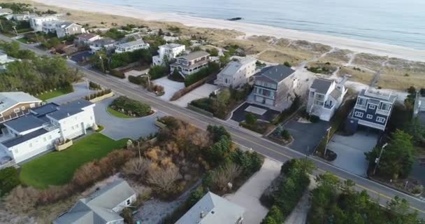 Hamptons Aerial Large Homes — Stockvideo
