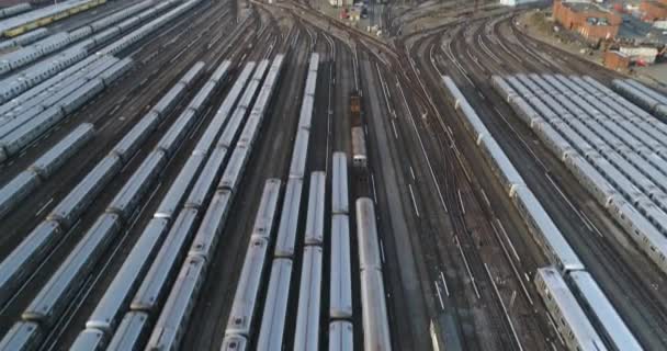 Coney Adası Tersanesi 2017 Nolu Demiryolu Istasyonu — Stok video