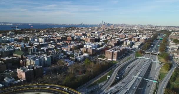 Williamsburg Levegője Egy Brooklyni Környék New York Bár Utóbbi Években — Stock videók