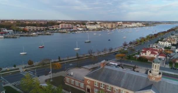 Sheepshead Bay Nyc Μπρούκλιν — Αρχείο Βίντεο