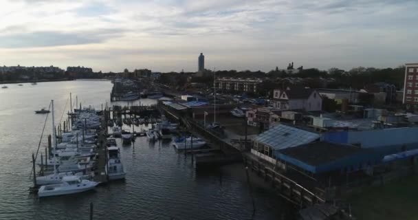 Sheepshead Bay Nyc Μπρούκλιν — Αρχείο Βίντεο