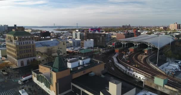 Coney Island Beach Aerial — Wideo stockowe