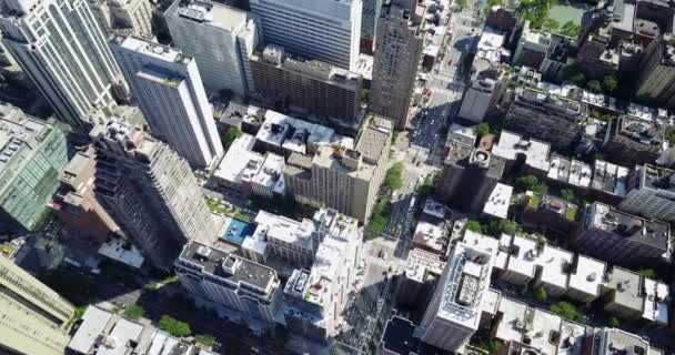 Aerial Weill Cornell Hospital New York City — стокове відео