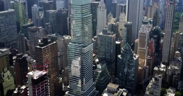 Aerial Bloomberg Building New York City — Video Stock