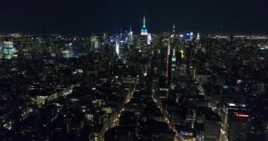 Flatiron, New York 'tan Empire State Binası' nın Hava Görüntüsü