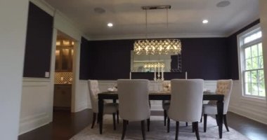 New Jersey 'de Bir Yemek Odası ve Barın Hava Görüntüsü