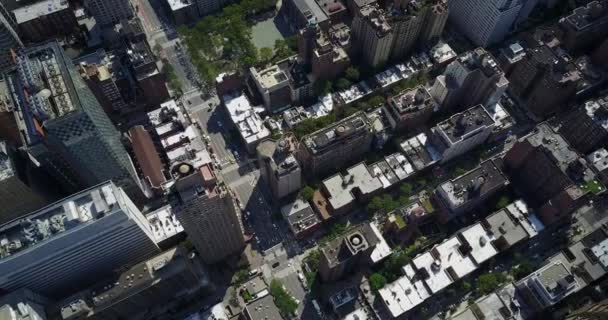 ニューヨーク市のアッパー イースト サイドの空中 — ストック動画