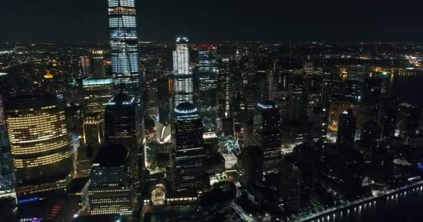 Luftaufnahmen Des One World Trade Center New York City — Stockvideo