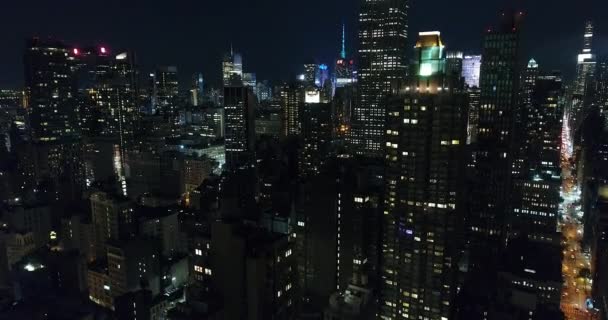 Luftaufnahmen Des Empire State Building Von Flatiron New York City — Stockvideo