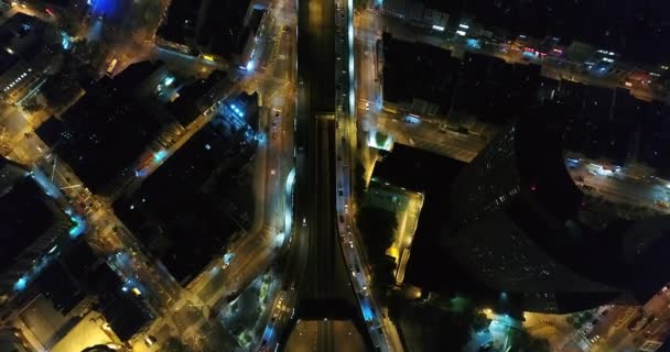 Aerial Footage Brooklyn Bridge New York City — Stockvideo