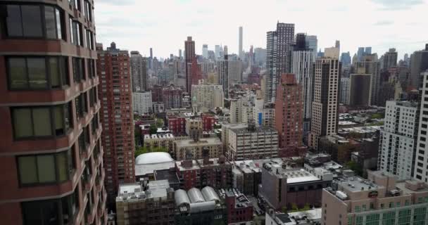 Aerial Footage Upper East Side New York City — Stockvideo