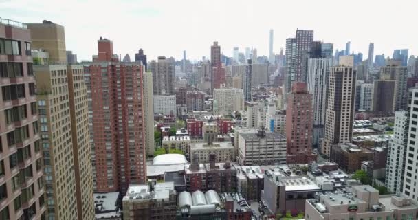Aerial Footage Upper East Side New York City — стокове відео
