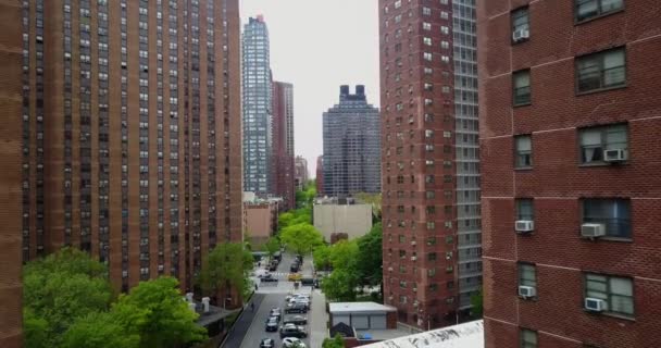 Aerial Footage Upper East Side New York City — Stockvideo