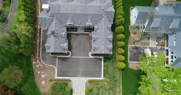 Aerial Footage Newly Constructed New Jersey Home — Vídeo de Stock