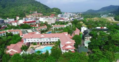 Tayland adasının havadan görünüşü