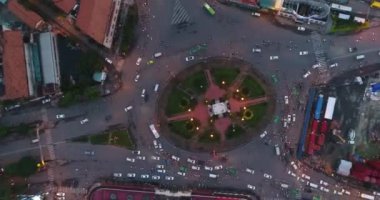 Barselona şehrinin hava manzarası