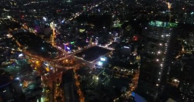 Bangkok şehir havadan görünümü