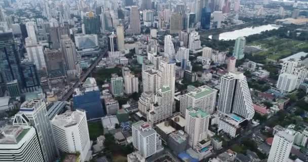 Aerial Footage Bangkok Thailand — Stock Video