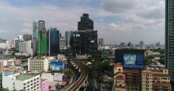 Aerial Footage Bangkok Thailand — стоковое видео