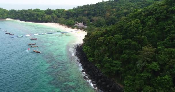 Filmación Aérea Las Islas Similan Tailandia — Vídeos de Stock