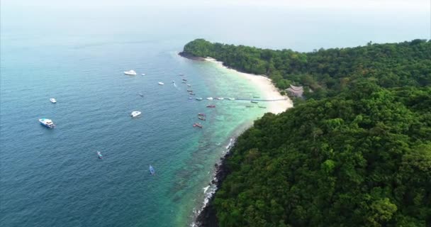 Filmación Aérea Las Islas Similan Tailandia — Vídeos de Stock