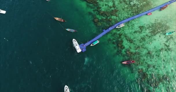 Flygbilder Från Similan Islands Thailand — Stockvideo