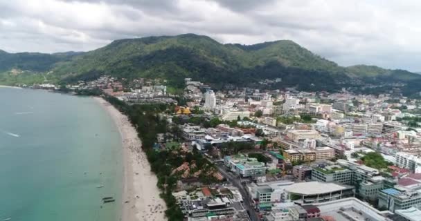 Aerial Footage Phuket Patong Thailand — стокове відео